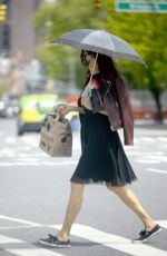 FAMKE JANSSEN Out Shopping in New York 05/14/2020