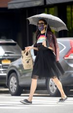 FAMKE JANSSEN Out Shopping in New York 05/14/2020