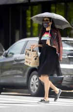 FAMKE JANSSEN Out Shopping in New York 05/14/2020