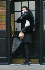 FAMKE JANSSEN Wearing Mask Out in New York 05/09/2020