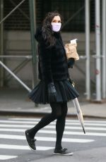 FAMKE JANSSEN Wearing Mask Out in New York 05/09/2020