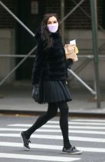 FAMKE JANSSEN Wearing Mask Out in New York 05/09/2020