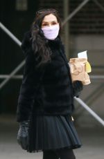FAMKE JANSSEN Wearing Mask Out in New York 05/09/2020