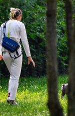 FEDERICA PELLEGRINI Out with Her Dog in Verona 05/28/2020