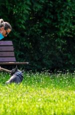 FEDERICA PELLEGRINI Out with Her Dog in Verona 05/28/2020
