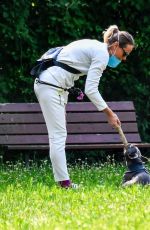 FEDERICA PELLEGRINI Out with Her Dog in Verona 05/28/2020