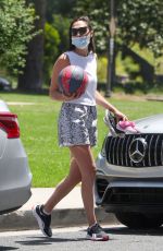 GAL GADOT Out at Coldwater Park in Beverly Hills 05/17/2020