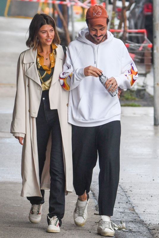 GEORGIA FOWLER and Nathan Dalah Out in Sydney 05/15/2020