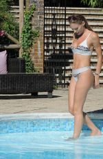 GEORGIE CLARKE in Bikini at a Pool at Her Parents House in Surrey 05/24/2020