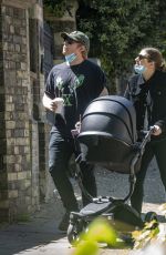 GOERGIA GROONE and Rupert Grint Out in London 05/21/2020