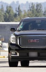 GWEN STEFANI Out Driving in Los Angeles 05/26/2020