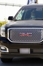 GWEN STEFANI Out Driving in Los Angeles 05/26/2020