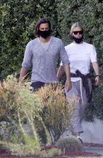 GWYNETH PALTROW and Brad Falchuk Night Out in Los Angeles 05/20/2020