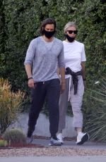 GWYNETH PALTROW and Brad Falchuk Night Out in Los Angeles 05/20/2020