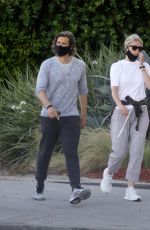 GWYNETH PALTROW and Brad Falchuk Night Out in Los Angeles 05/20/2020