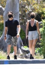 GWYNETH PALTROW and Brad Falchuk Night Out in Los Angeles 05/23/2020