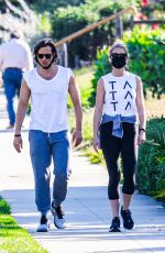 GWYNETH PALTROW and Brad Falchuk Out in Pacific Palisades 05/05/2020