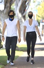 GWYNETH PALTROW and Brad Falchuk Out in West Hollywood 05/17/2020
