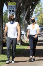 GWYNETH PALTROW and Brad Falchuk Out in West Hollywood 05/17/2020