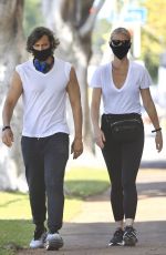 GWYNETH PALTROW and Brad Falchuk Out in West Hollywood 05/17/2020