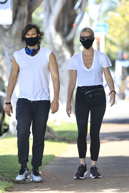 GWYNETH PALTROW and Brad Falchuk Out in West Hollywood 05/17/2020