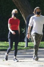 GWYNETH PALTROW and Brad Falchuk Wearing Mask Out in Pacific Palisades 05/02/2020