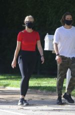 GWYNETH PALTROW and Brad Falchuk Wearing Mask Out in Pacific Palisades 05/02/2020