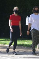 GWYNETH PALTROW and Brad Falchuk Wearing Mask Out in Pacific Palisades 05/02/2020