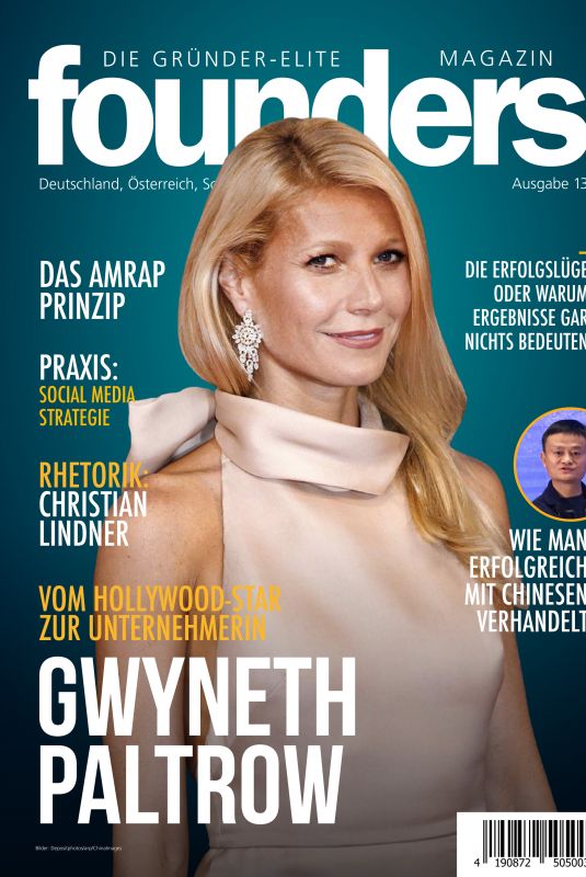 GWYNETH PALTROW in Founders Magazine, Germany 2020