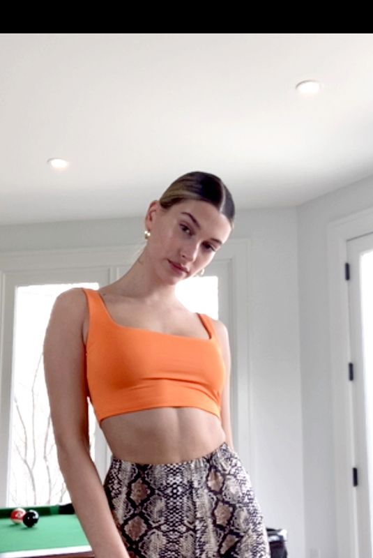 HAILEY BIEBER Speaks at Shein Together Virtual Festival in Los Angeles 05/09/2020