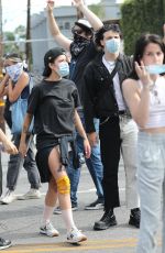 HALSEY at Black Lives Matter Rally in Los Angeles 05/30/2020