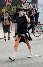HALSEY at Black Lives Matter Rally in Los Angeles 05/30/2020