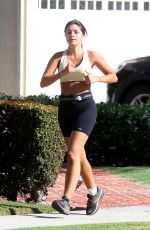 HANNAH ANN SLUSS Out Running in Los Angeles 05/07/2020