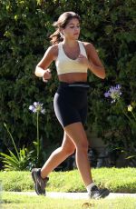 HANNAH ANN SLUSS Out Running in Los Angeles 05/07/2020