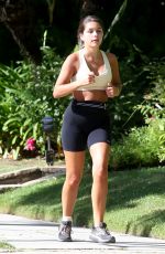 HANNAH ANN SLUSS Out Running in Los Angeles 05/07/2020