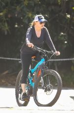 HEATHER MILLIGAN Out Riding Bike in Brentwood 05/03/2020