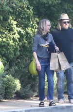 HELEN HUNT and Matthew Carnahan Out in Brentwood 05/13/2020