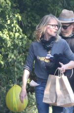 HELEN HUNT and Matthew Carnahan Out in Brentwood 05/13/2020