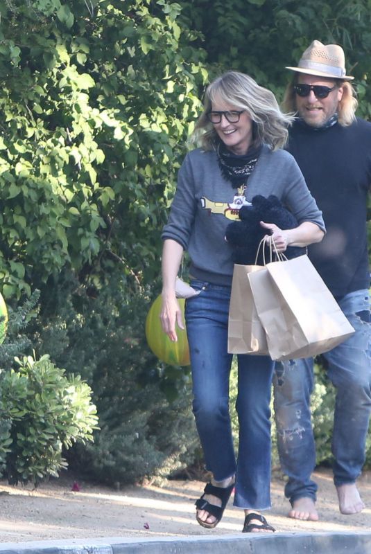 HELEN HUNT and Matthew Carnahan Out in Brentwood 05/13/2020
