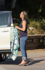 HELEN HUNT in Bikini at a Beach in Malibu 05/22/2020