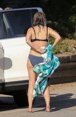 HELEN HUNT in Bikini at a Beach in Malibu 05/22/2020