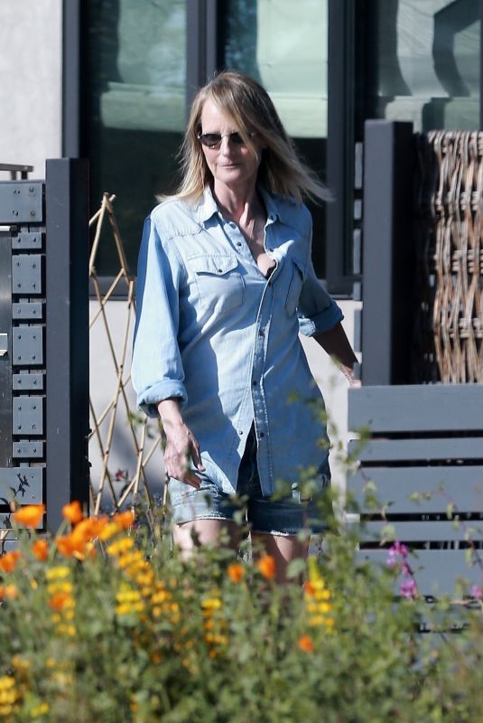 HELEN HUNT Out and About in Santa Monica 05/01/2020