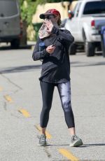 HELEN HUNT Out Hiking in Brentwood 05/21/2020