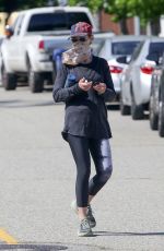 HELEN HUNT Out Hiking in Brentwood 05/21/2020