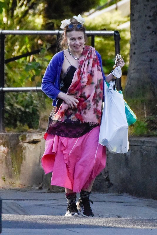 HELENA BONHAM CARTER Out in Hampstead 05/06/2020