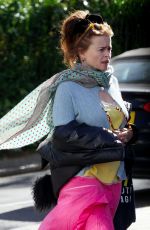 HELENA BONHAM CARTER Taking Watermelon to Her Home in London 05/14/2020