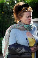 HELENA BONHAM CARTER Taking Watermelon to Her Home in London 05/14/2020