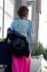 HELENA BONHAM CARTER Taking Watermelon to Her Home in London 05/14/2020
