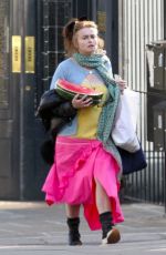 HELENA BONHAM CARTER Taking Watermelon to Her Home in London 05/14/2020