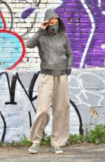 HELENA CHRISTENSEN Wearing Mask Out in New York 04/30/2020